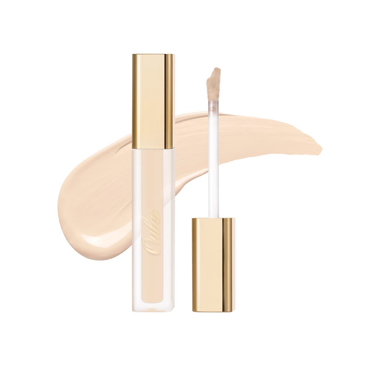 Oulac Full Coverage Concealer, Concealer Stick for Face and Eye Dark Circles, Hydrating Concealer Infused with Hyaluronic Acid, Vegan Concealer 3.8ml, Shade: W1 Porcelain