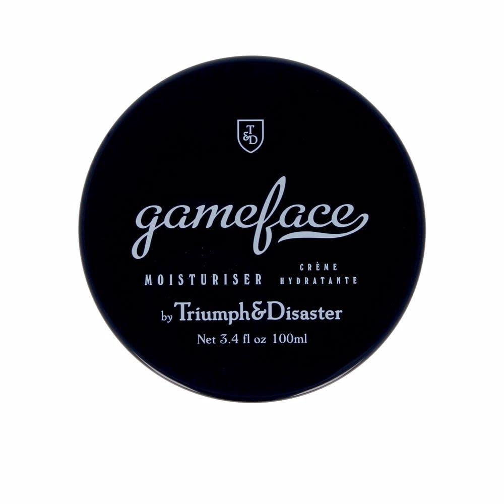 TRIUMPH & DISASTER | Gameface Moisturiser Jar | Hydrating Facial Moisturizer - Lightweight, Non-Greasy Facial Lotion for Men, 3.4 oz