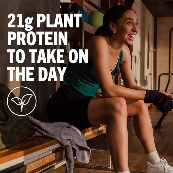 Orgain Organic Vegan Protein Powder, Creamy Chocolate Fudge - 21g Plant Protein, 7g Prebiotic Fiber, Low Net Carb, No Lactose Ingredients, No Added Sugar, Non-GMO, For Shakes & Smoothies, 2.03 lb