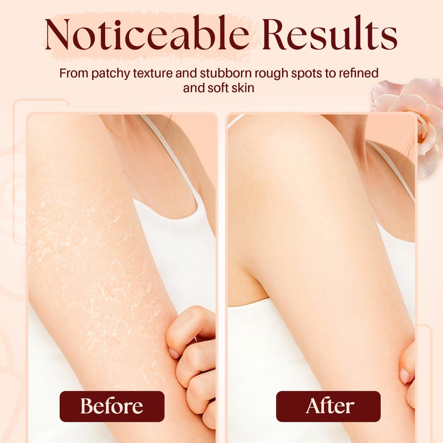 Himalayan Salt Body Scrub 12 oz - with Collagen and Stem Cells - Exfoliating Salt Scrub for Cellulite - Deep Cleansing for Acne, Scars, Wrinkles - Moisturizes Skin