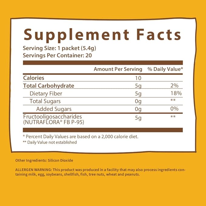 GOBIOTIX Fiber Supplement - Prebiotic Soluble Fiber Powder, Supports Gut Health and Digestive Regularity - Gummies Alternative - Gluten & Sugar Free, Keto, Vegan - 1 Scoop Daily, 20 Servings (Travel)