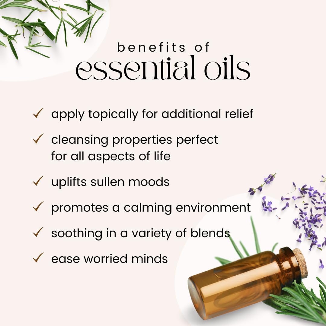 GreenHealth Lavender Essential Oil β 16 fl oz (473 ml) Amber Glass Bottle β 100% Pure & Uncut β Bulk Lavender Oil for Diffuser, Aromatherapy, Soap Making, Candles & DIY