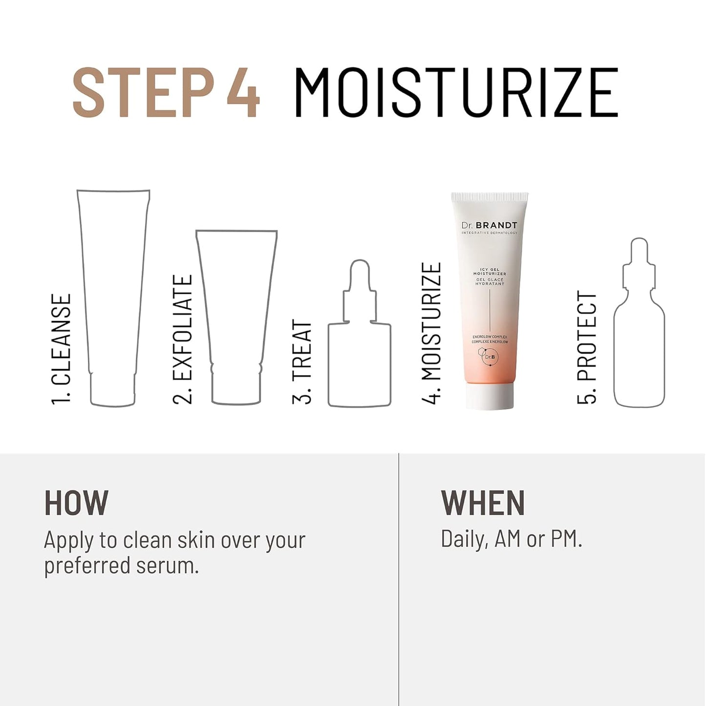 Dr. Brandt iD-Stress Icy Gel Moisturizer - Specifically Designed to Hydrate and Moisturize Your Skin - For A Glowing, Youthful-Looking Complexion - 1.7 fl oz / 50 ml