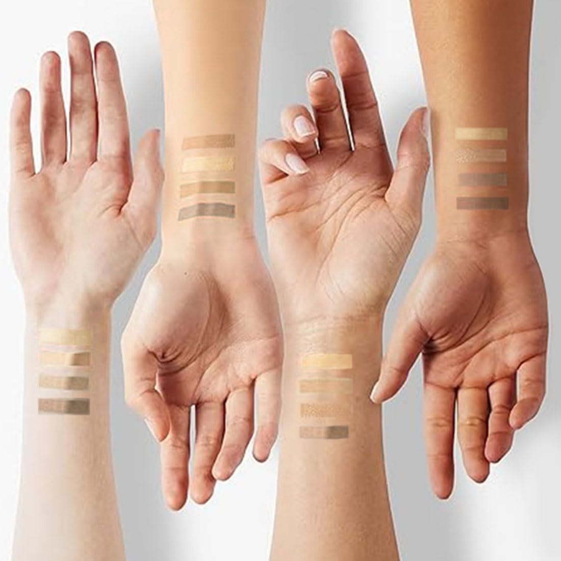 Contour and Highlight Palette Powder Contour Kit Concealing, Highlighting & Contouring Foundation/Concealer Palette Full Coverage Concealer for Mature Skin