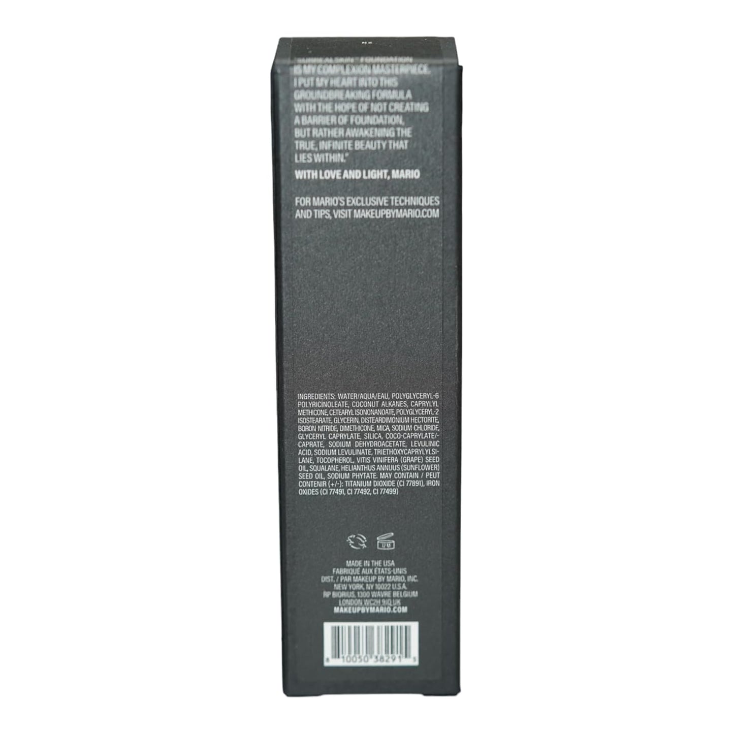 MAKEUP BY MARIO SurrealSkin Liquid Foundation, Liquid Formula, Vegan, Long-wearing coverage, Hydrating, Natural Finish, Size 30 mL (2N - fair with neutral undertone)