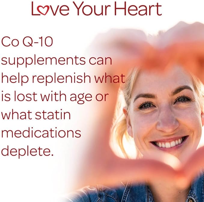 Puritan's Pride Q-Sorb CoQ10 100mg, Supports Heart Health, 60 Rapid Release Softgels, 60 ct