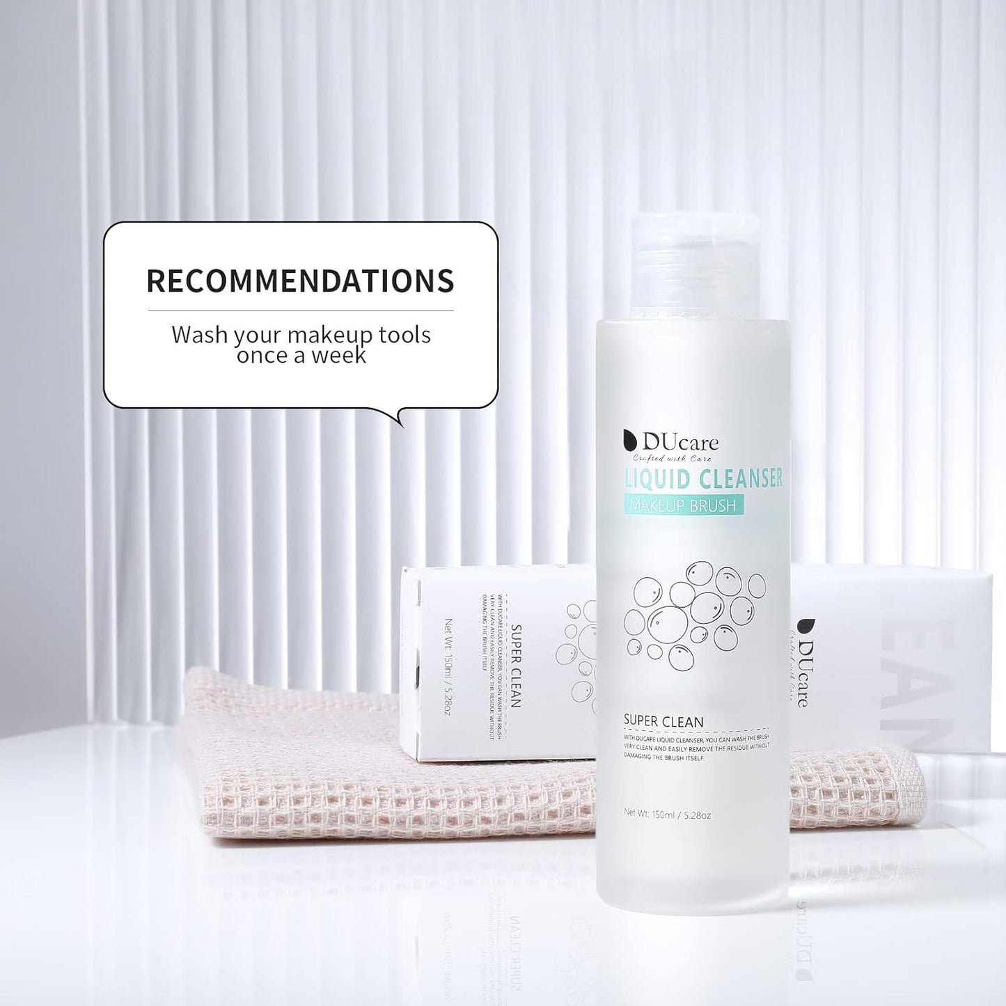 DUcare Makeup Brush Cleaner Shampoo Soap Solid Brush Cleaning Mat Removes Cosmetic Color Brush Cleaner Pad for Cleaning Makeup Sponges Brushes