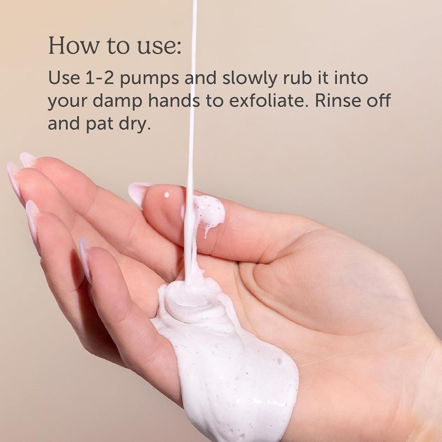 Nectar Life Exfoliating & Moisturizing Hand Wash, Volcanic Pumice for Hand Scrub, Shea Butter Softens Hands, Clean Vegan Ingredients, Lemon Scent