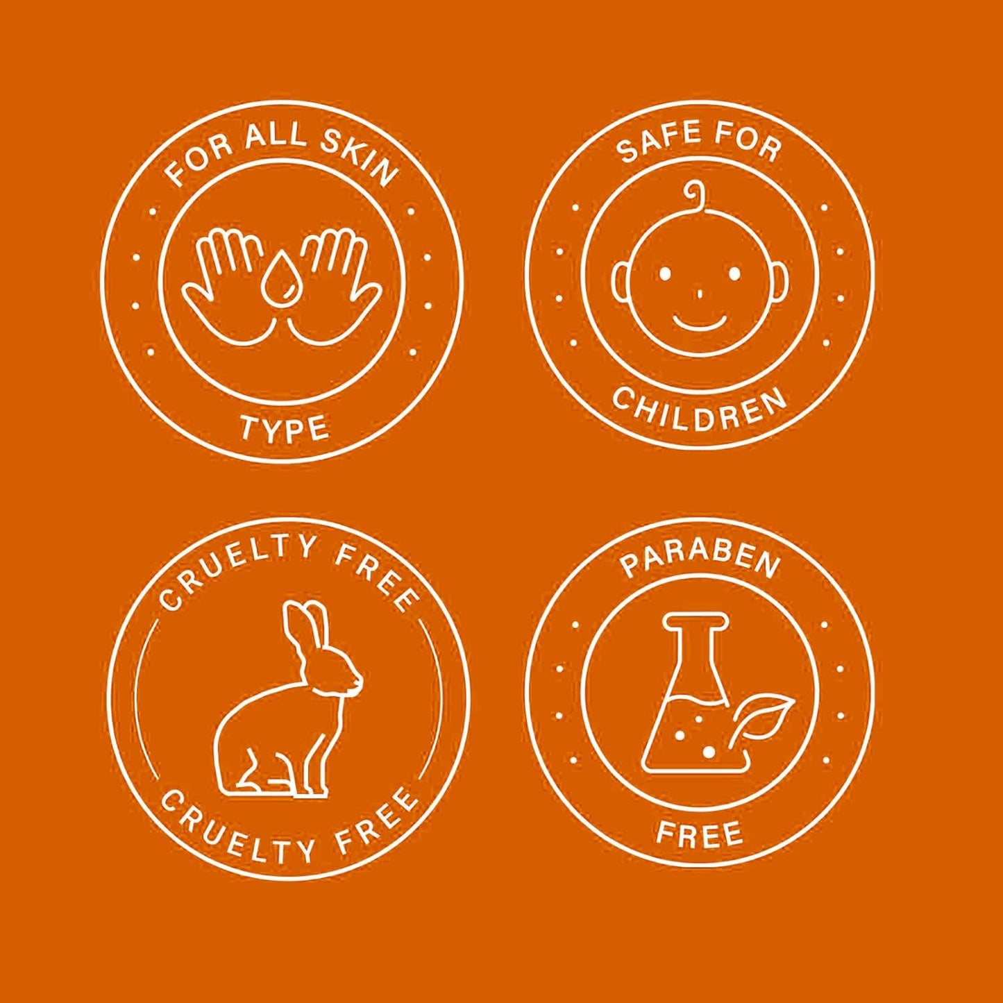 Miami Sun Natural Ghee Lip Balm, Hydrating Lip Treatment with Shea Butter & Beeswax, Organic & Non-Toxic, Best for Dry, Chapped Lips - Moisturizing, Healing, Chemical-Free Lip Care (Gift of 2, Orange)