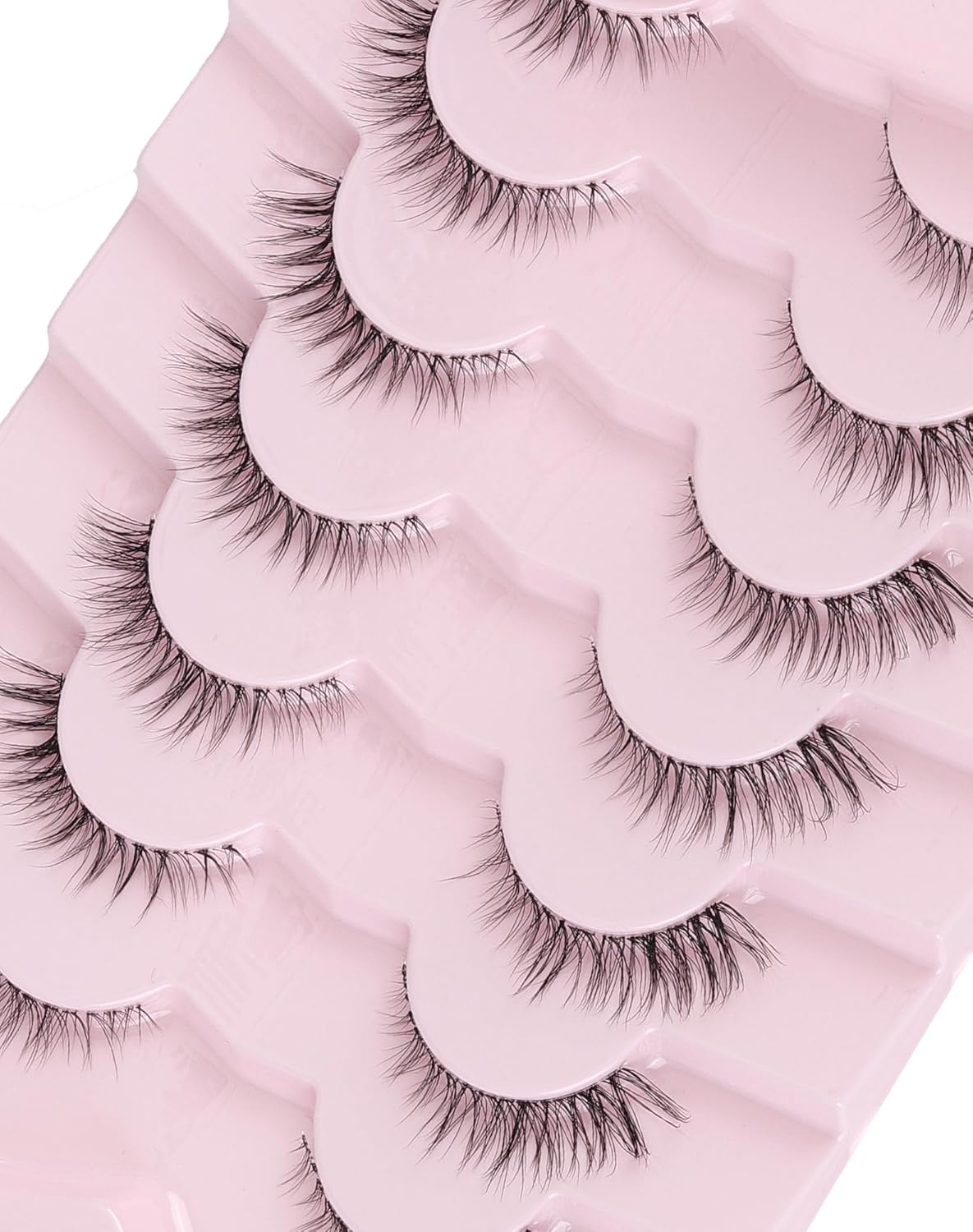 Lashes Natural Look False Lashes Wispy Lashes Fake Eye Lashes Strip Lashes Natural Eyelashes Wispy Natural Lashes UP24