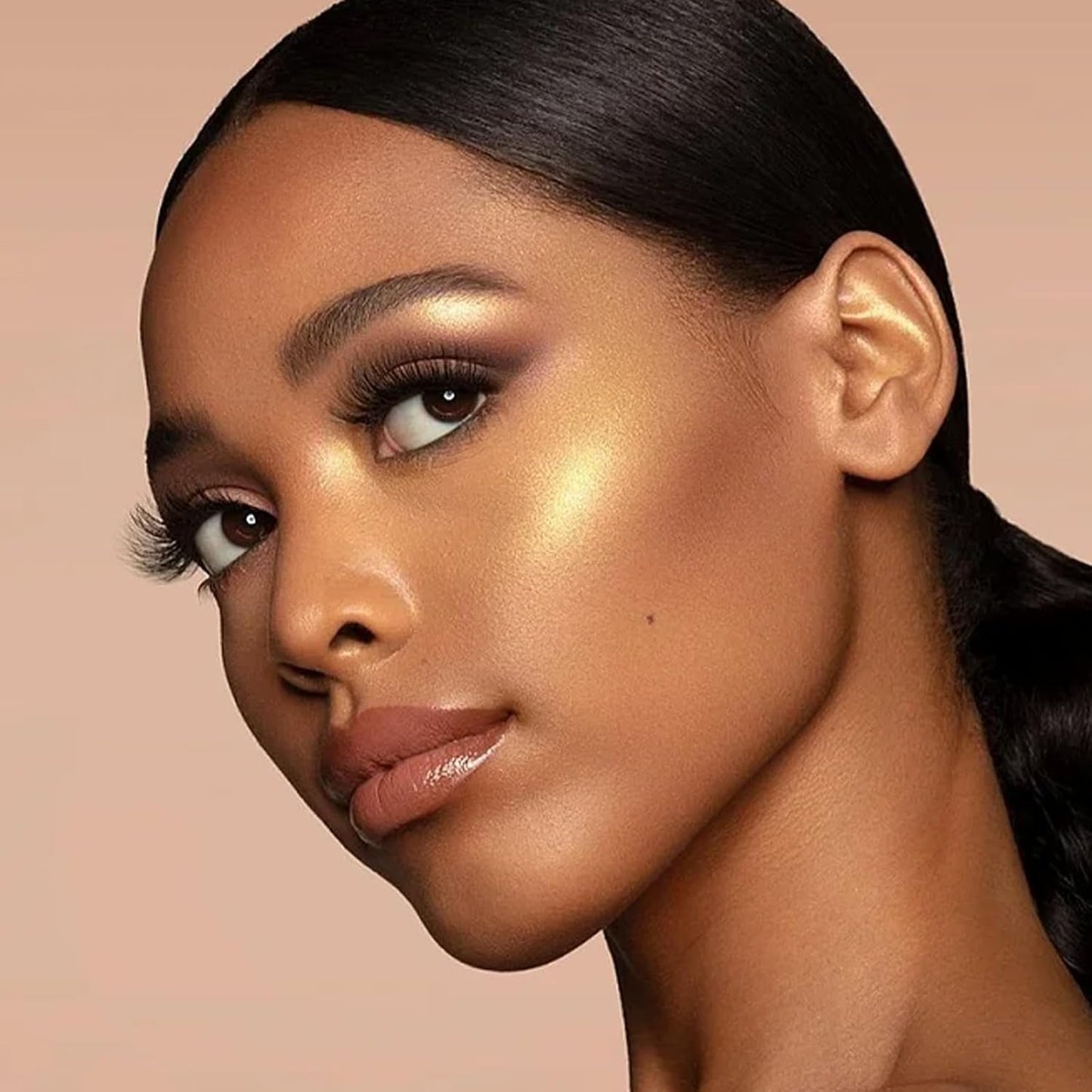 Boobeen Highlighter Makeup Stick Highlighter Bronzer Stick Glow Face Illuminator Highlight Contouring Sticks Waterproof Long-lasting