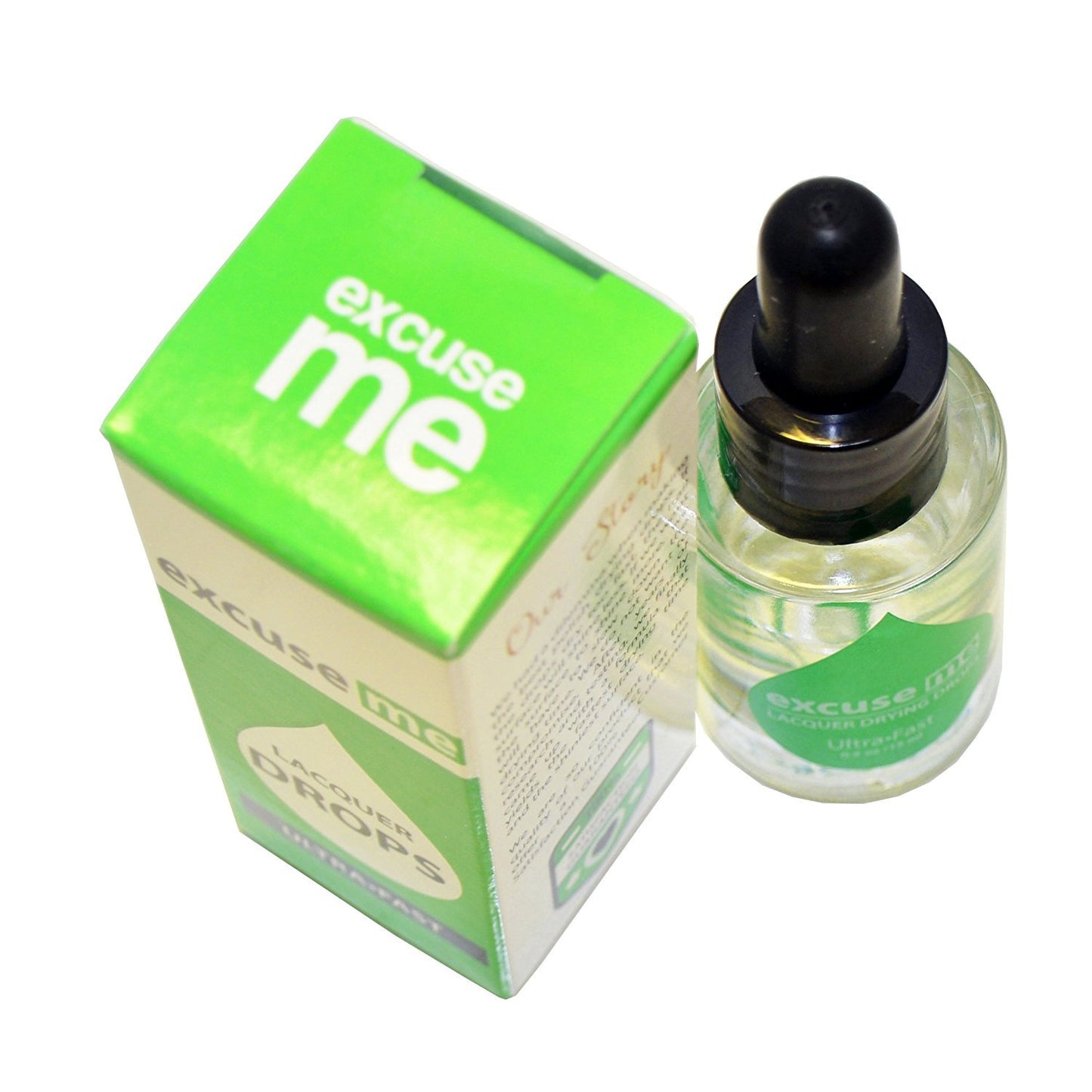 Karlash Excuse Me Nail Polish Ultra Fast Drying Drops 0.5 oz 15ml (Pack of 2)