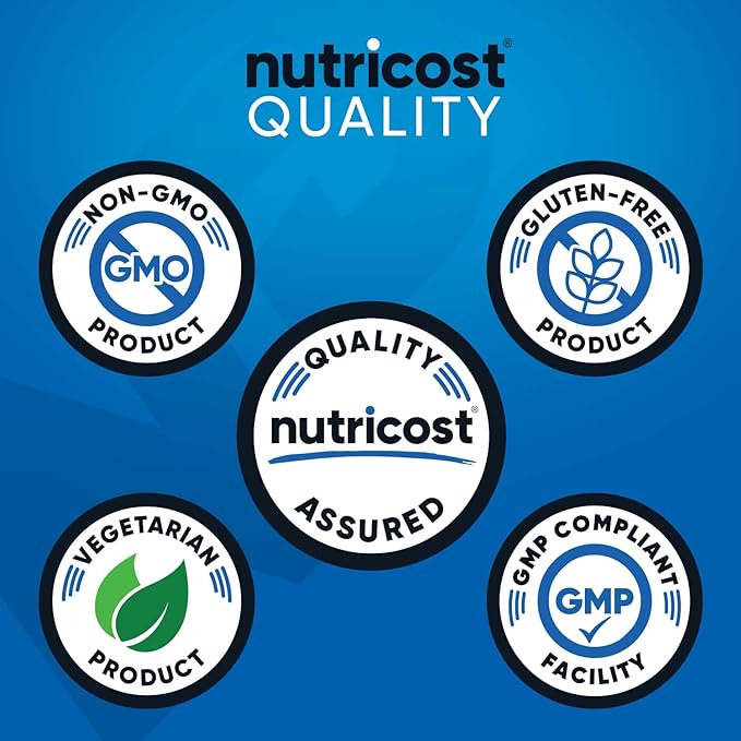 Nutricost Pre-X Xtreme Pre-Workout Complex Powder, Blue Raspberry, 60 Servings, Vegetarian, Non-GMO and Gluten Free