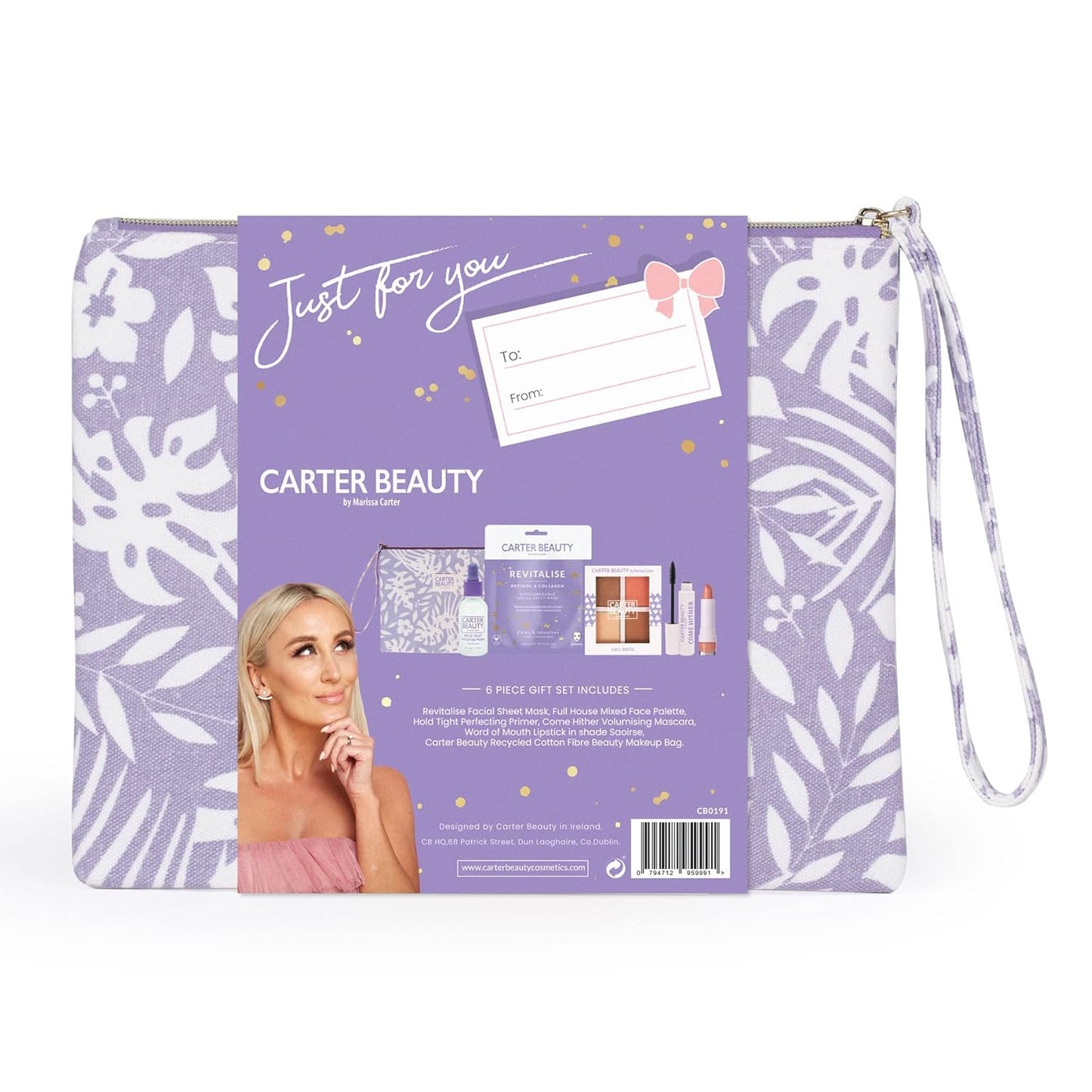 Carter Beauty Just For You Set for Women 6 Pc