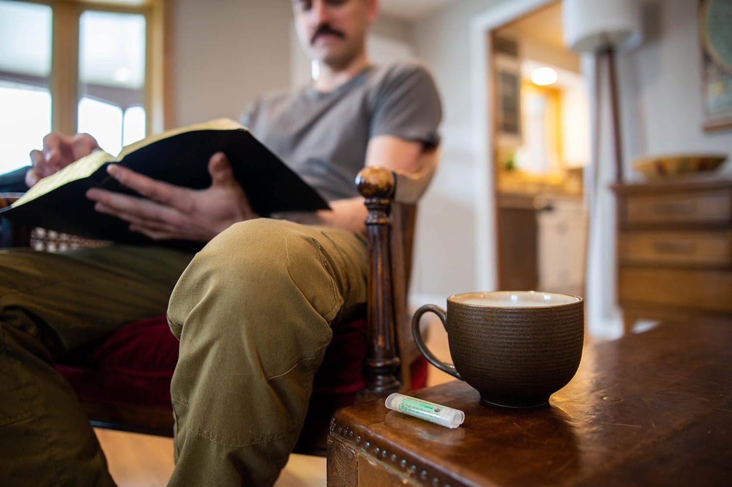 Fair Trade, Organic Beeswax Lip Balm - CORE 4 Pack (Wild Rose, Tangerine, Sweet Basil and Lemongrass) - Ethically Sourced