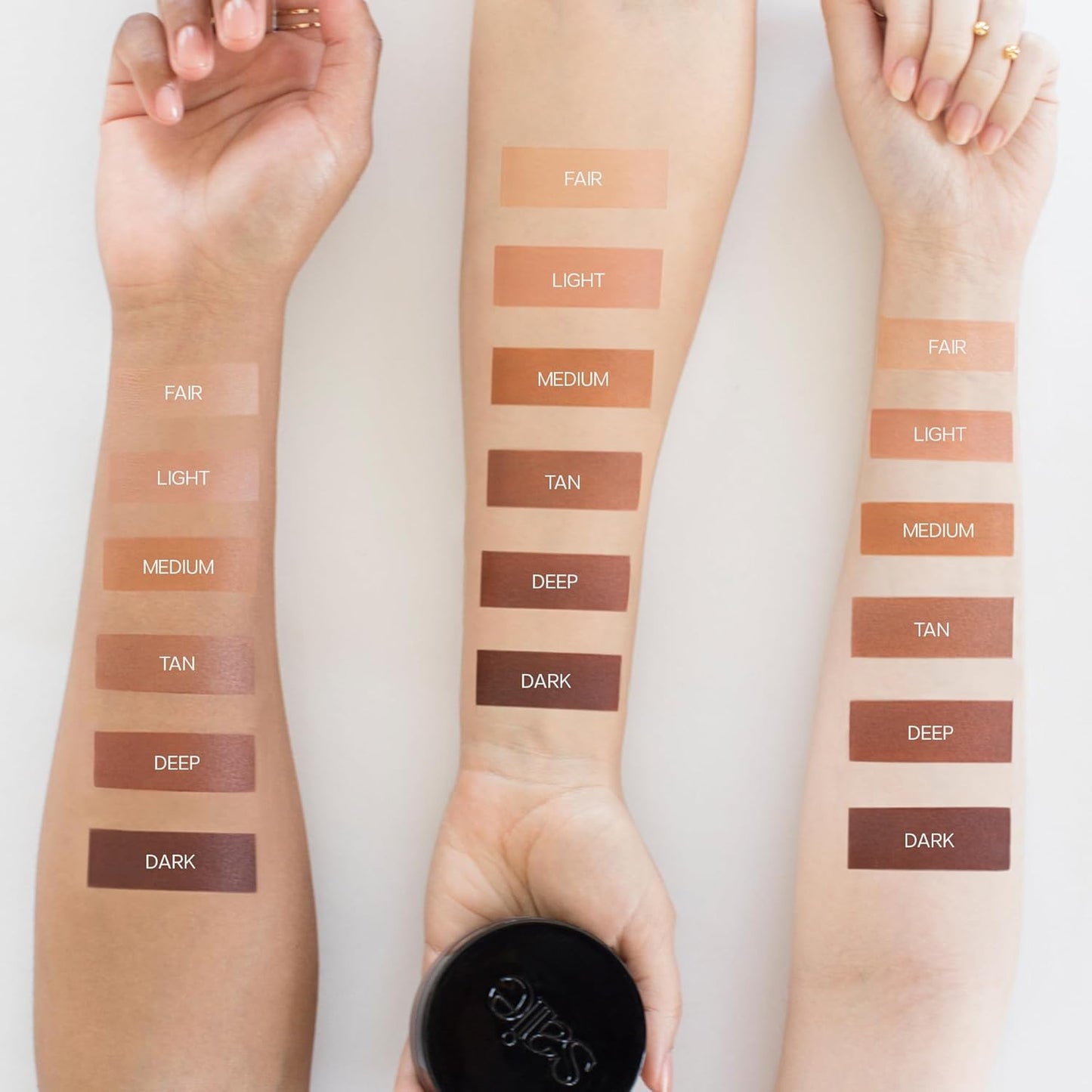 Saie Sun Melt Cream Bronzer - Buildable Balm Face Bronzer for Effortless Sculpting - Cream Contour Enriched with Vitamin C, Nourishing Skincare Ingredients & a Natural Finish - Fair Bronze (1 oz)