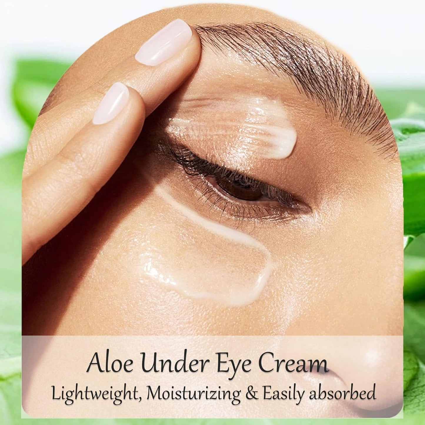 Aloe Eye Cream, Eye Cream For Dark Circles, Under Eye Cream For Puffiness And Bags, Hydrating Anti Aging Eye Cream For Reduce Fine Lines & Wrinkles