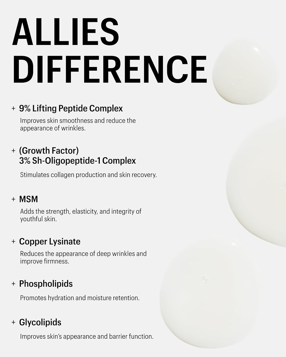 Allies of Skin Multi Peptides & Growth Factor Collagen Boosting Face Serum | Skin Tightening Anti-Aging Complex with 9% Peptides| Firms Sagging Skin & Visibly Reduces Wrinkles (1 oz)