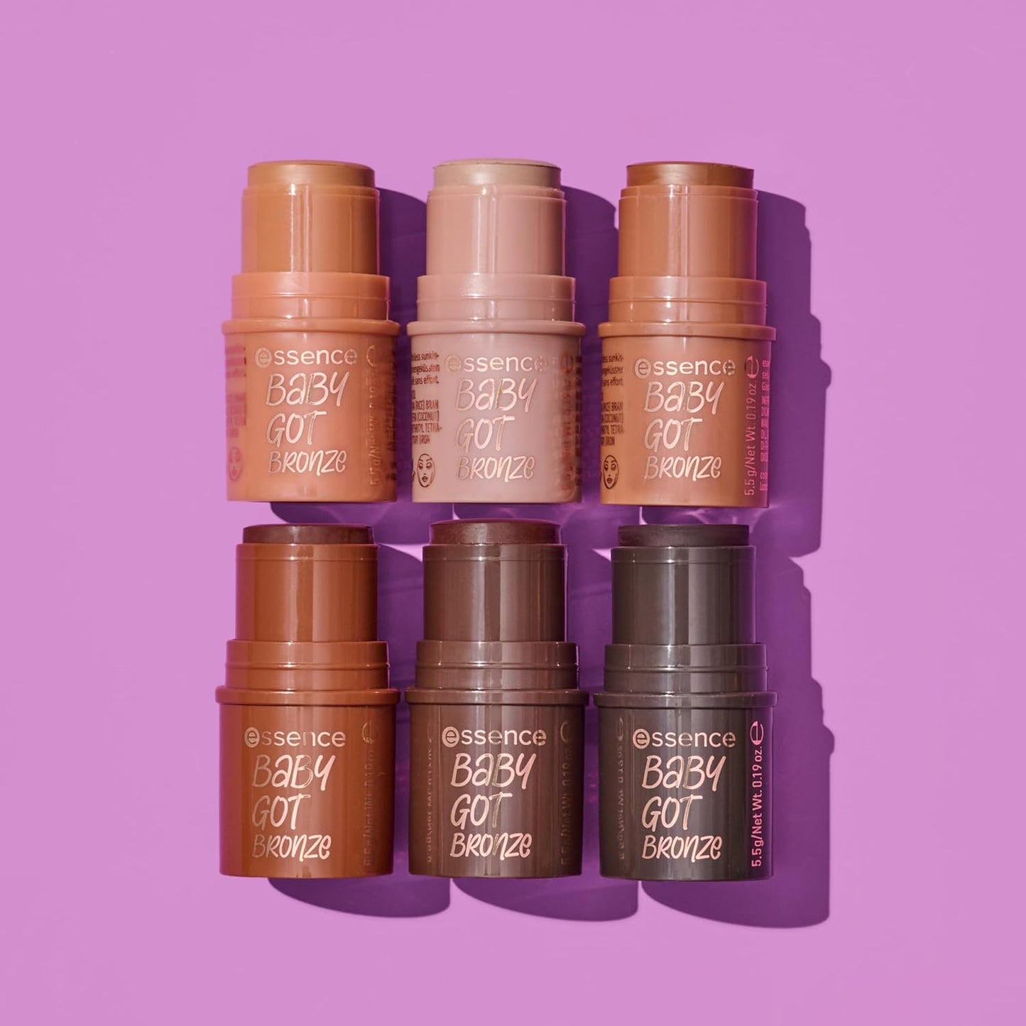 essence | Baby Got Bronze Stick | Cream Bronzer Easy to Apply & Blend | Vegan & Cruelty Free | Free From Gluten, Parabens, Preservatives, & Microplastic Particles (50 | Cozy Coffee Kiss)