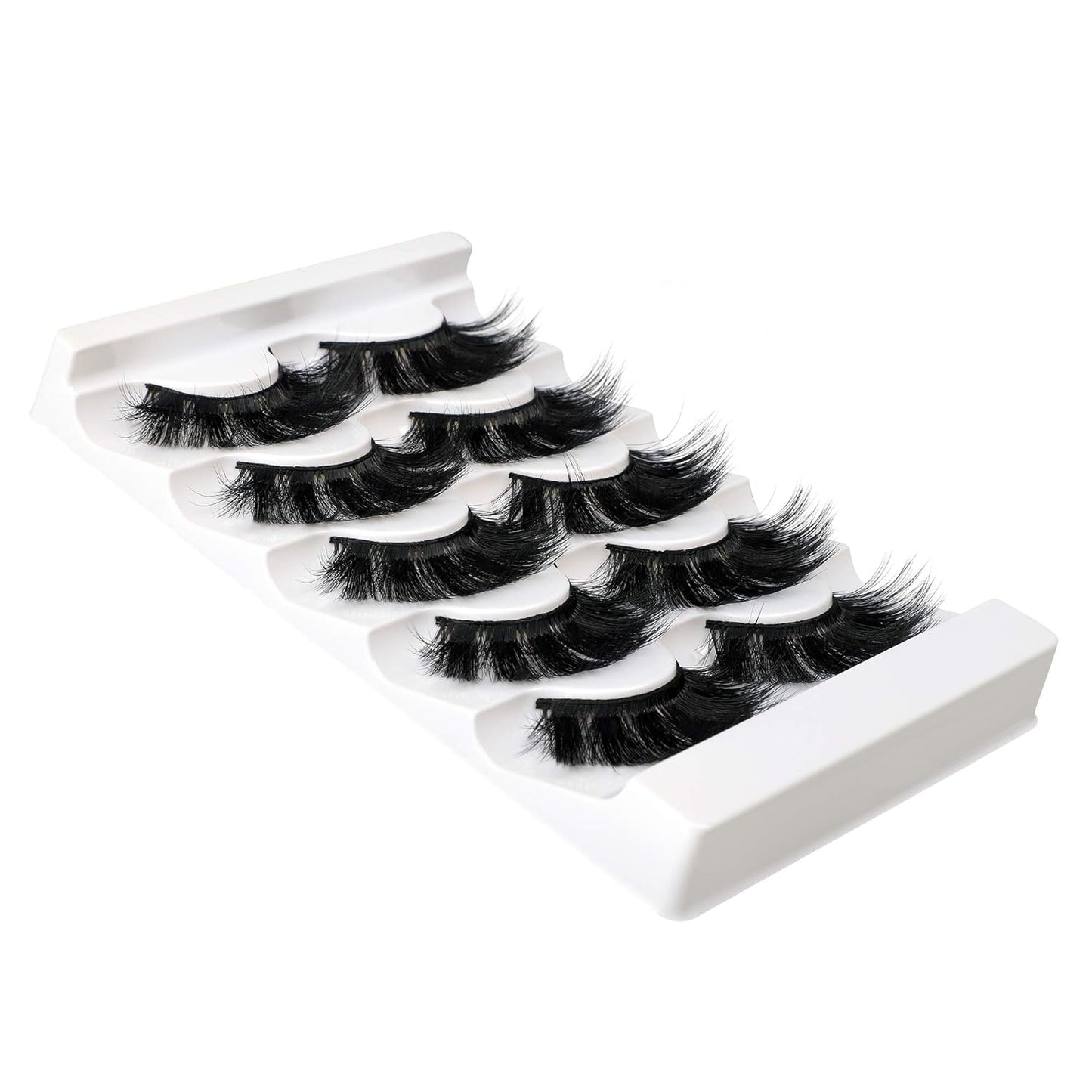 Faux Mink Eyelashes Thick Lashes Volume Dramatic False Eyelashes Luxury Volume Soft Handmade Reusable Lashes Pack