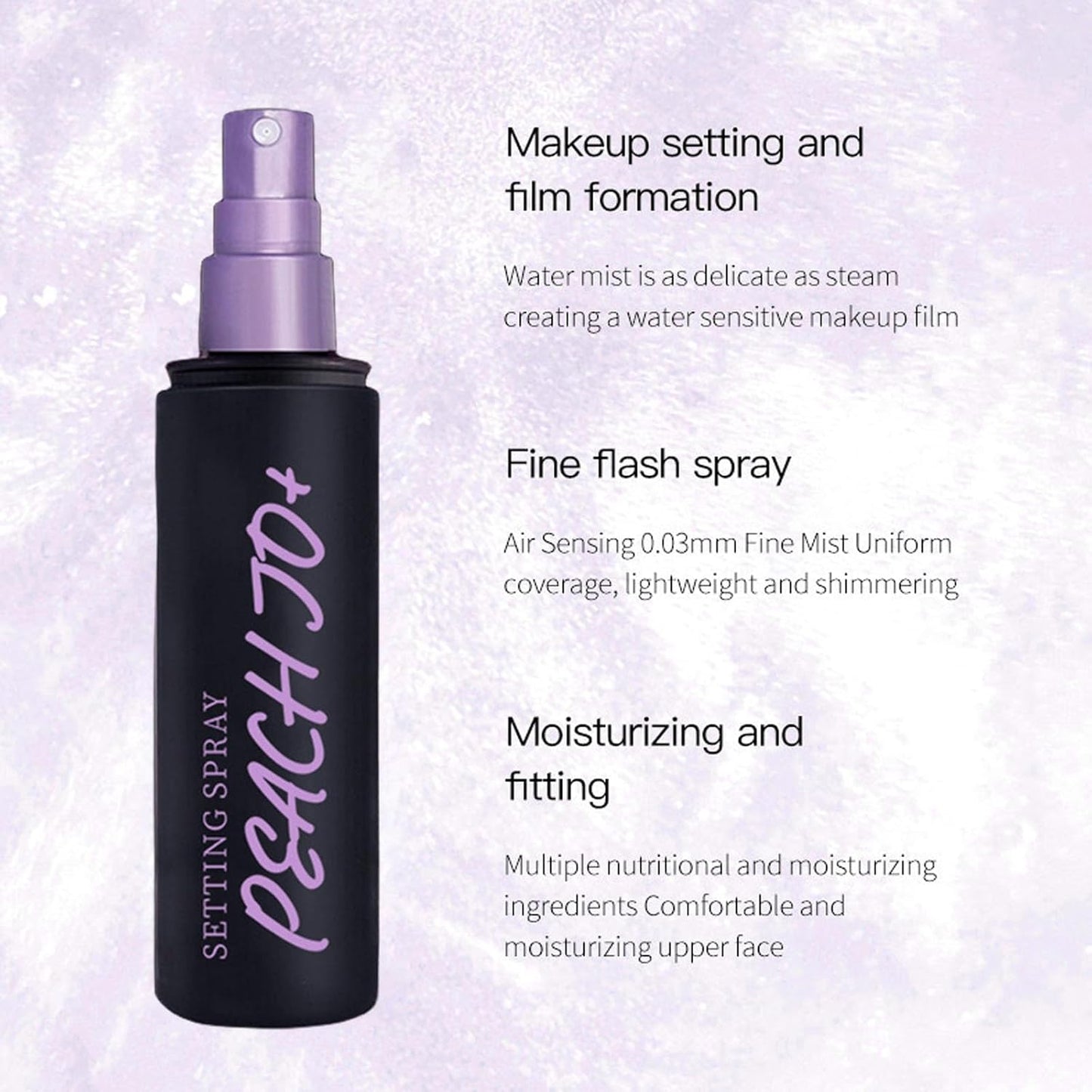 Matte Setting Spray, Makeup Setting Spray for Face, 16 Hour Long Lasting Waterproof Setting Spray, Oil Control, Lightweight, Hydrating Setting Spray with Ultra Fine Setting Mist