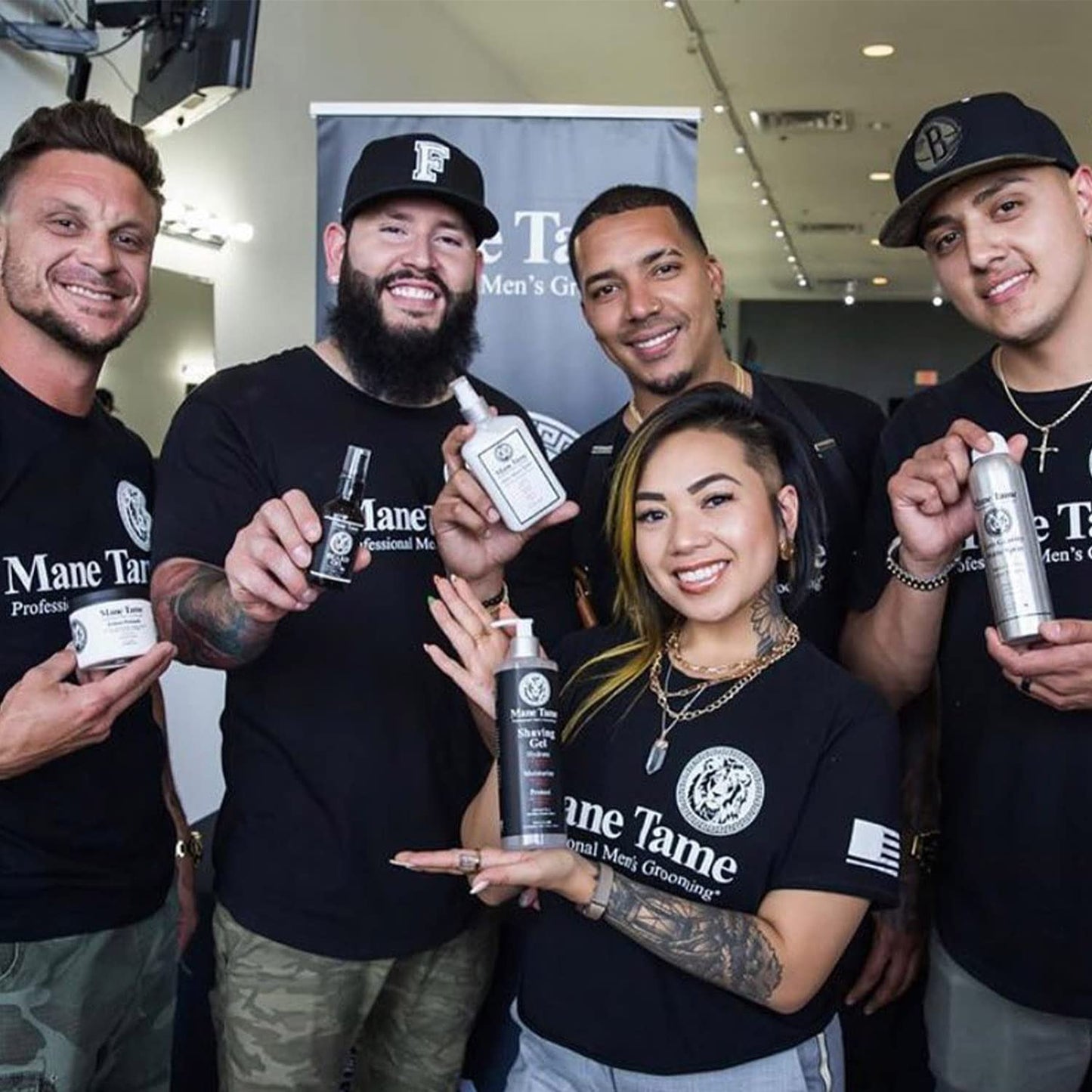 MANE TAME Beard Oil - Made with Certified Organic Hemp Oil - No Fuss Pump 2 oz. Bottle - Softens Your Beard and Stops Itching - Great Beard Oil and Conditioner For Men