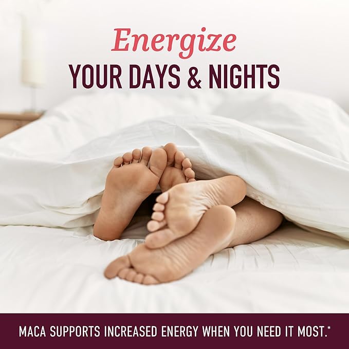 Organic Maca Root Capsules for Women | Peruvian Maca 2250MG Extra Strength | Red, Black & Yellow Maca Pills with Black Pepper | Herbal Supplement to Support Energy, Hormone Balance, Menopause & Cycles