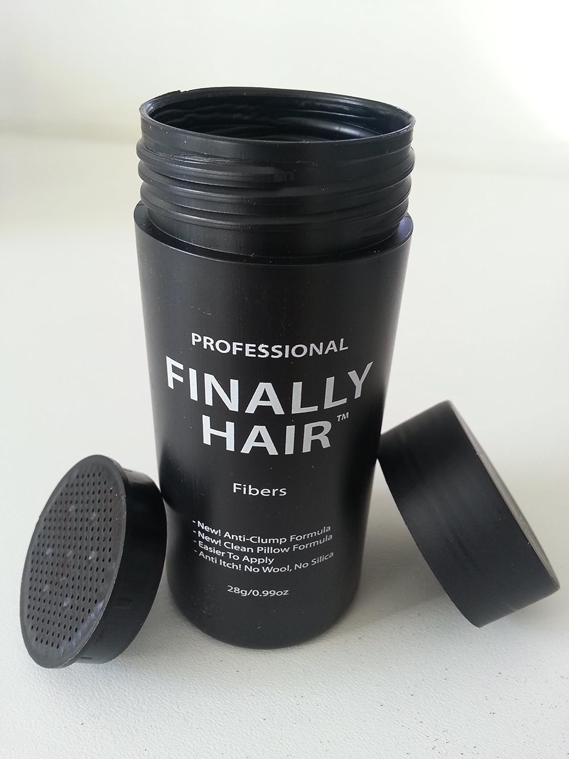 Hair Building Fibers 200 Grams 7 Oz. With Bottle By Finally Hair 50g*4 (Light Brown)