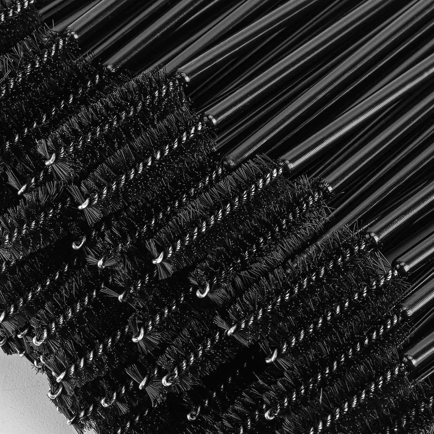 1000 Disposable Mascara Wands Eyelash Brushes Spoolies for Eyebrow Eye Lash Extension Black