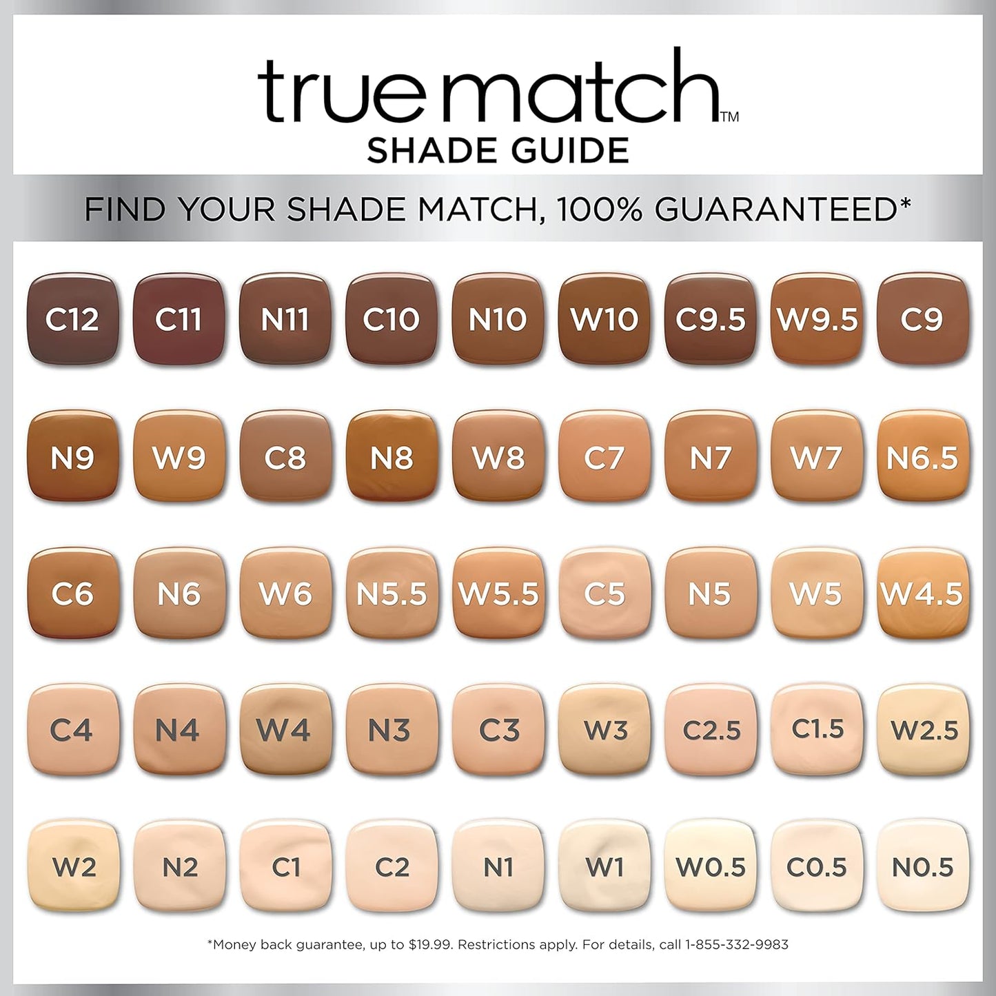 L'Oreal Paris Makeup True Match Super-Blendable Liquid Foundation, Crème Café W8, 1 Fl Oz,1 Count