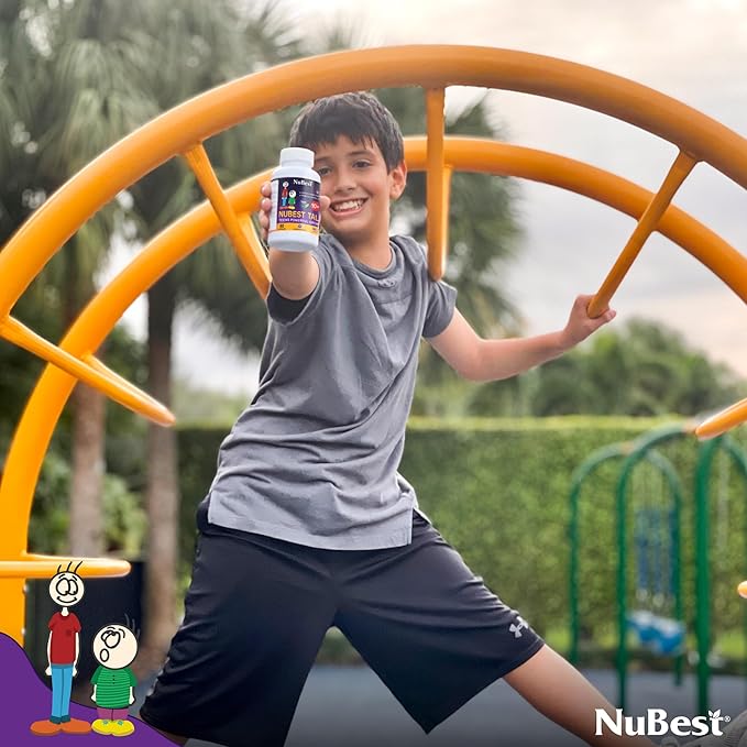 NuBest Tall 10+ - Height Growth Pills for Children (10+) & Teens Who Drink Milk Daily - 6 Pack