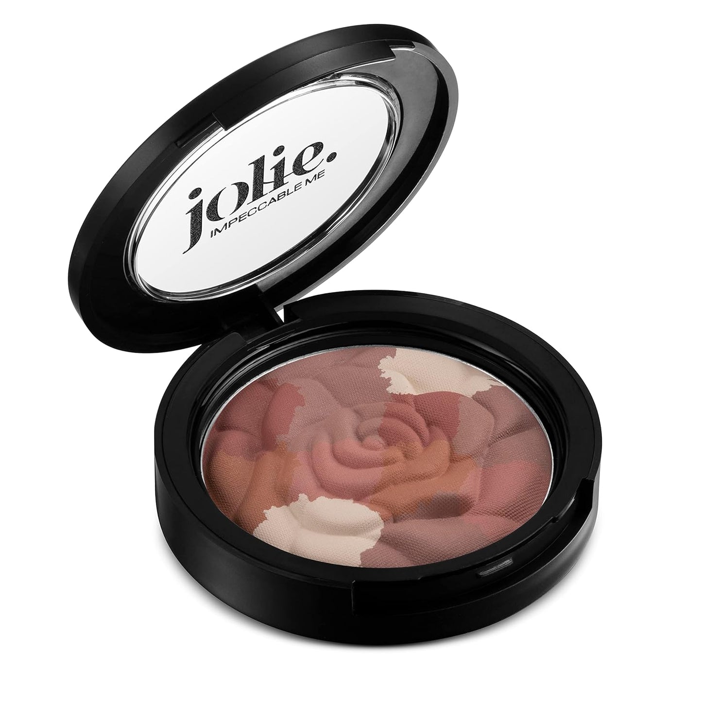 Jolie Blush Bouquet - Mosaic Rose Pressed Cheek Color -Multi-tasking - Shape, Bronze & Highlight Face - Cruelty Free (Rose Petal)
