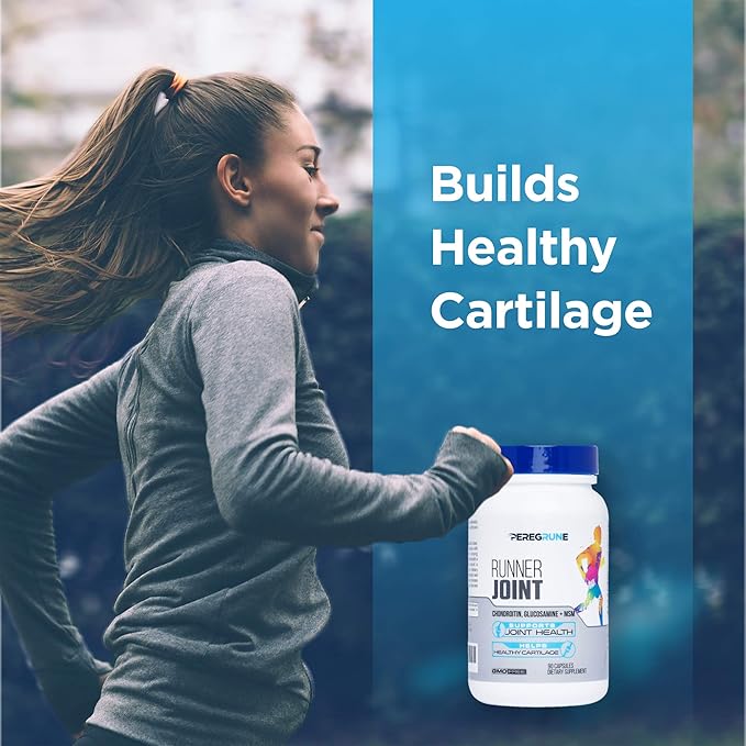 Runner Joint Support Supplement - Healthy Knees, Back, Cartilage, & Joints – Glucosamine Chondroitin MSM- GMP Certified Running Supplements and Joint Support for Athletes – 90 Capsules