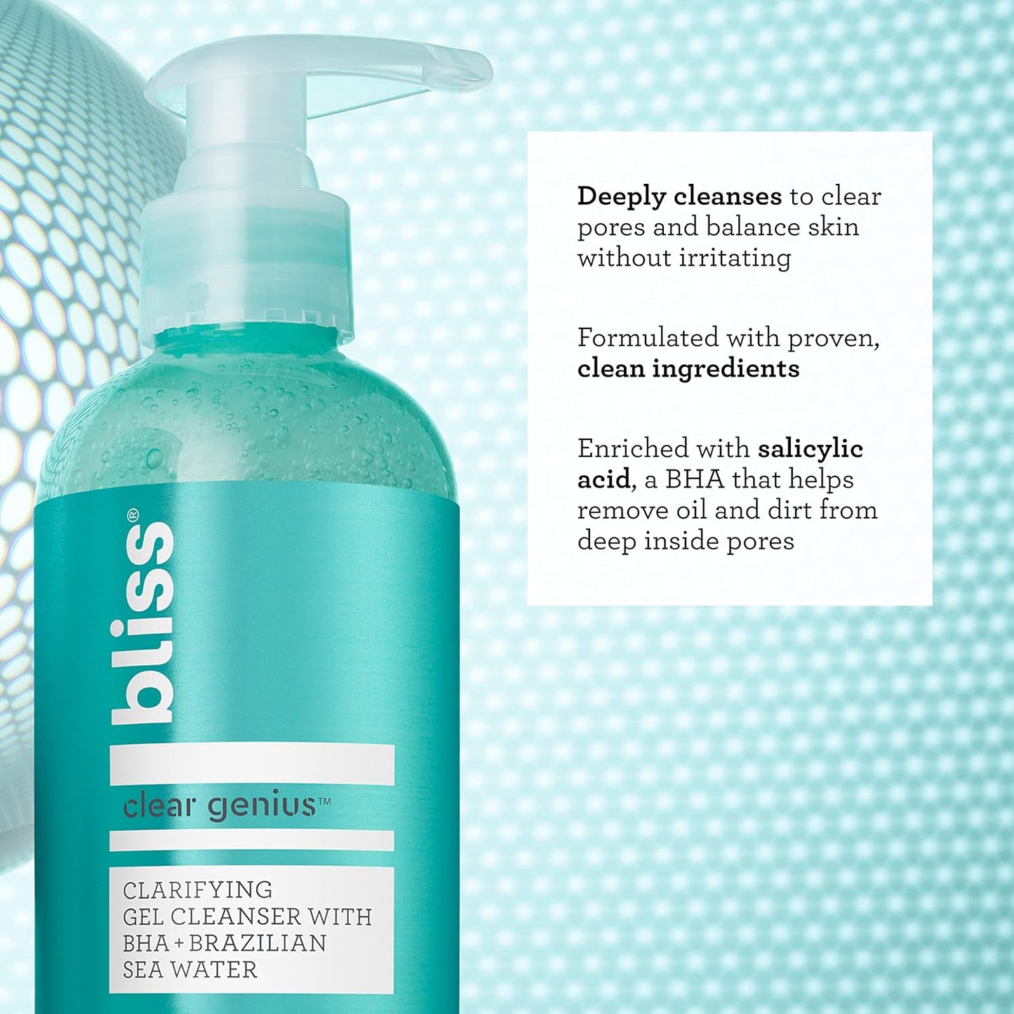 Bliss Daily Acne Routine Kit (2pc Set) Cleanse and Tone for Acne, Pores