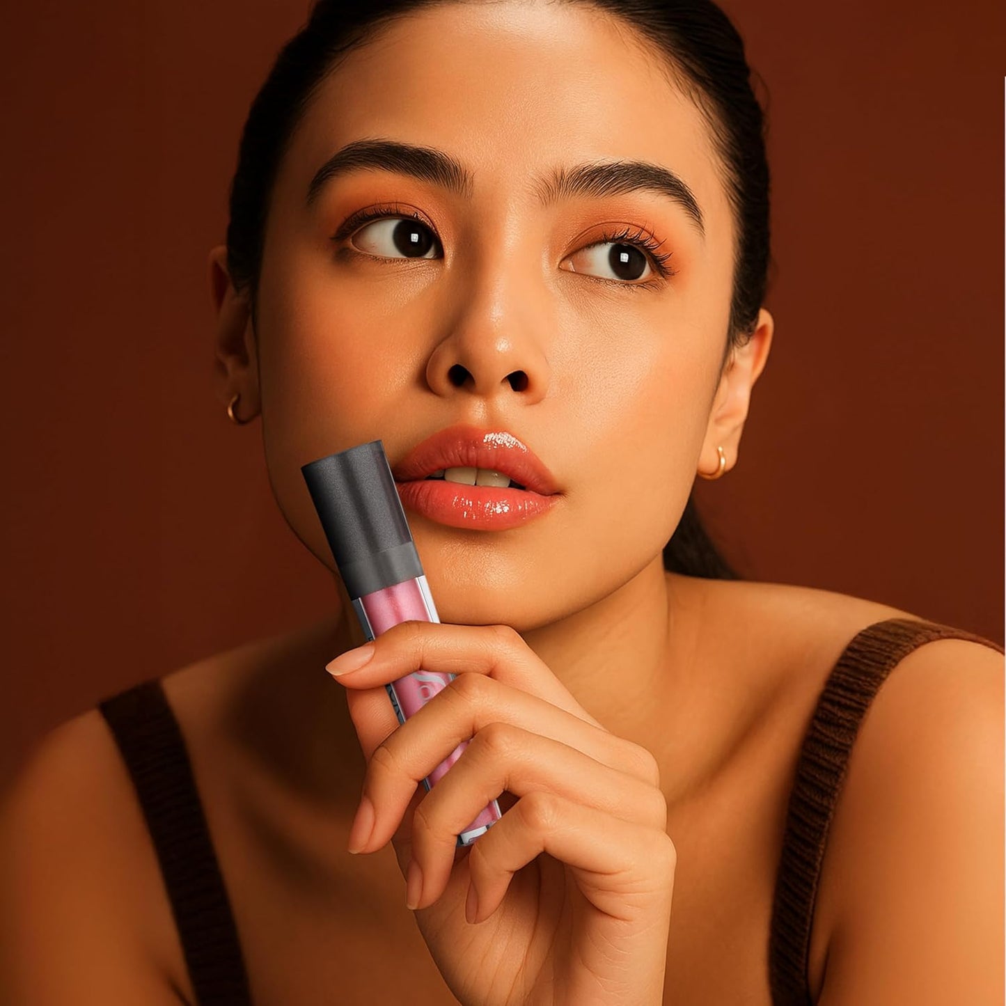 Sorme Lip Thick Plumping Gloss - Hydrating Lip Plumper with Peptides, Aloe & Vitamins - Non-Sticky, High-Shine Lip Gloss for Fuller-Looking Lips - Paraben-Free, Cruelty-Free - 3.1 ml