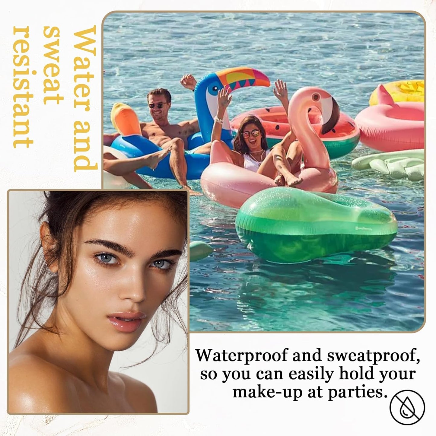 Lightweight Setting Powder,Waterproof Oil Control Translucent Face Powder,Smooth Long Lasting Matte Finish Loose Powder with Face Makeup Brush & Powder Puff(Natural Color)