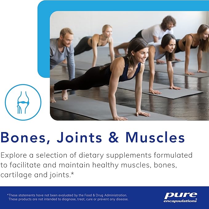 Pure Encapsulations Collagen JS - Skin & Joint Health* - 1,000 mg Hydrolyzed Biocell Collagen - Gluten Free & Non-GMO - 60 Capsules