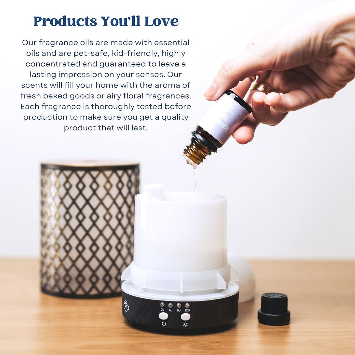 CANDECraftCo Premium Fragrance Oil – Diffuser Oils Fragrances Scented for Home, Candle Soap Making Supplies, Aromatherapy Blends for House (0.34 Fl Oz) (2-Pack, Bourbon Vanilla)