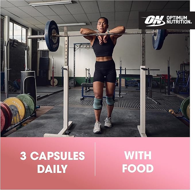 Optimum Nutrition Opti-Women Daily Multivitamin for Women, Immune Support Supplement With Iron, 30 Day Supply, 60 Count, (Packaging May Vary)