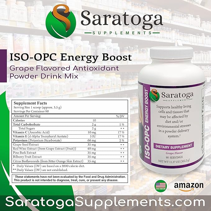 OPC ISOTONIC Powder Antioxidant 3 00 gr. 90 day supply