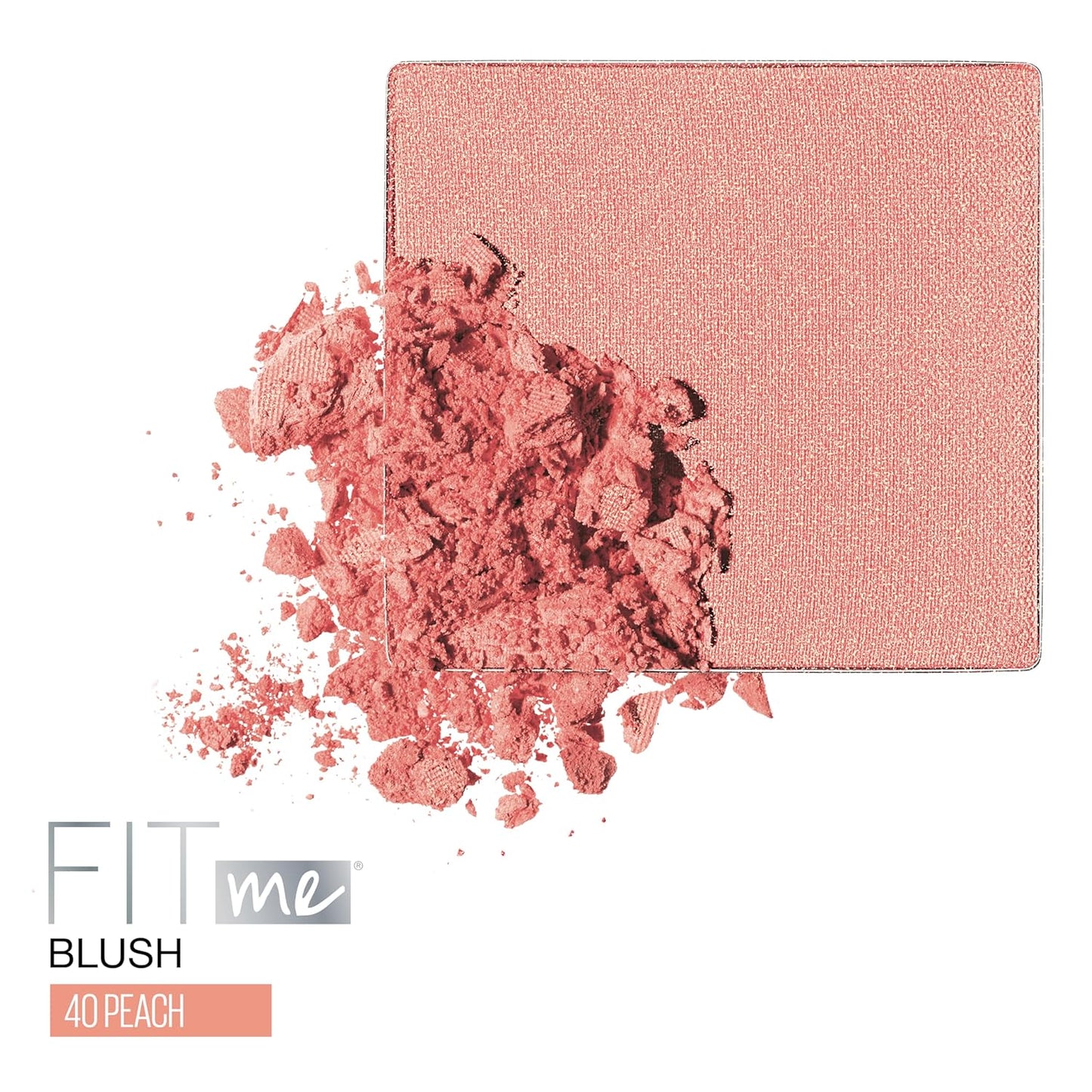 Maybelline Fit Me Blush, Lightweight, Smooth, Blendable, Long-lasting All-Day Face Enhancing Makeup Color, Peach, 1 Count