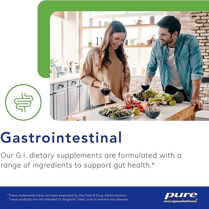 Pure Encapsulations Digestive Enzymes Ultra with Betaine HCl - Vegetarian Digestive Enzyme Supplement to Support Protein, Carb, Fiber, and Dairy Digestion* - 180 Capsules