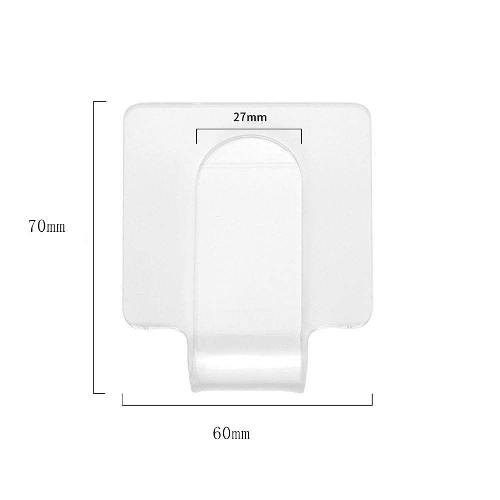 Handheld Makeup Mixing Palette, Transparent Hand Tray for Mixing Foundation for Home Salon Professional