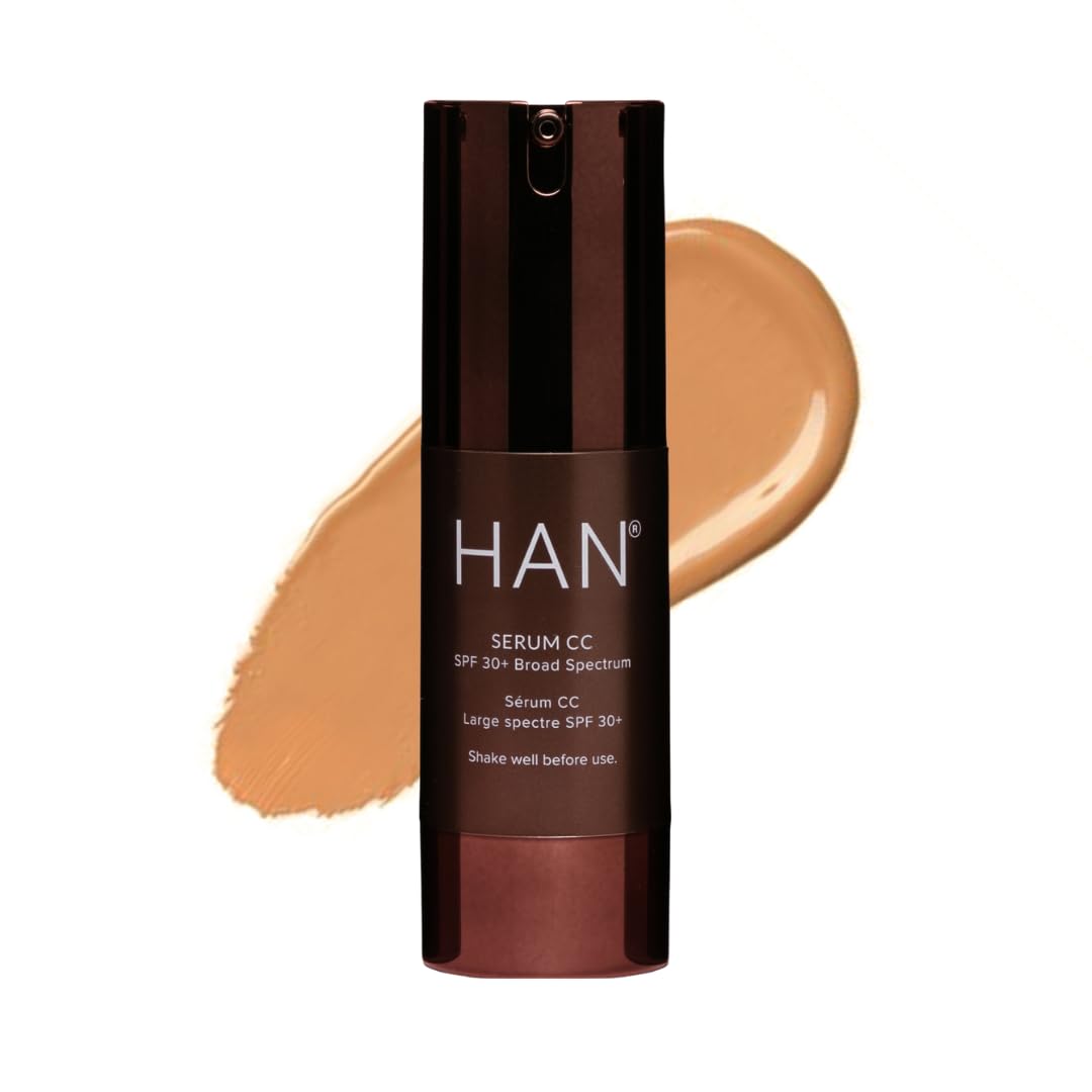 HAN Skincare Cosmetics Serum CC with SPF 30 I Vegan I Cruelty-Free I Waterless (Shade 5)