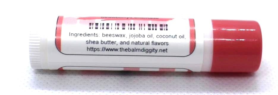 It's The Balm Diggity 2-pack Strawberry Lemonade Beeswax, Moisturizing, All-Natural, and Nourishing Lip Balm Made With Just 5 Ingredients