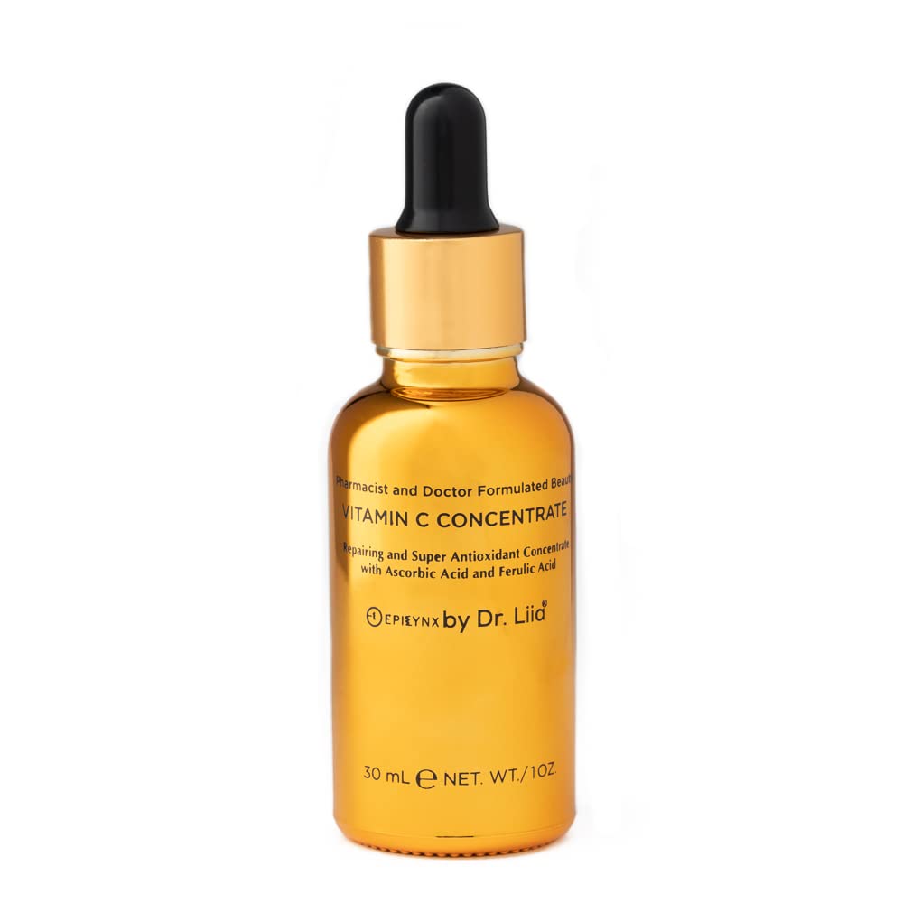 Vegan Antioxidant Rejuvenating Face Serum - Vitamin C- Repairs Damaged Skin Barrier - Gluten Free for Sensitive Skin EpiLynx by Dr. Liia