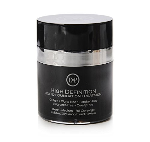 EVE PEARL HD Liquid Foundation Treatment Every Day Long Lasting Make Up Hydrates Aging Skin Fresh Natural Matte Cover Minerals Makeup (Medium)