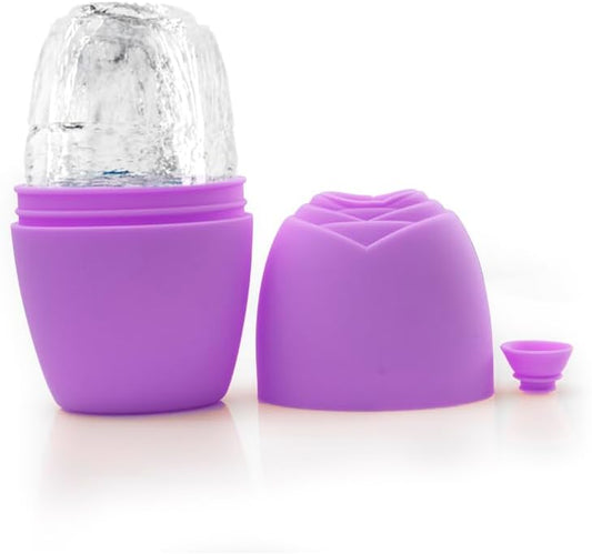 LATME Ice Cube Roller for Face Eyes,Reusable Silicone Ice Mold,Womens Gifts,Face Massager Roller Puffiness Migraine Pain Relief and Minor Injury