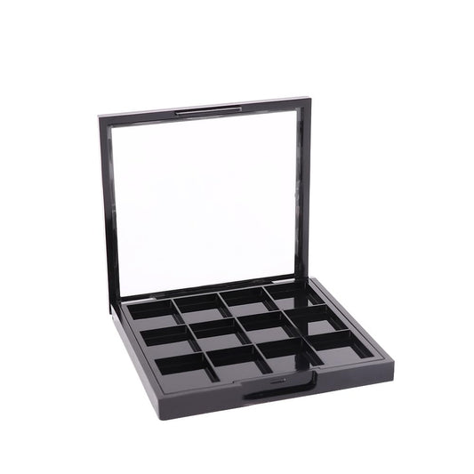 12 Grids Empty Eyeshadow Palette DIY Eyeshadow Makeup Palette Lipstick Container Empty Makeup Storage Box for Blush Lipstick
