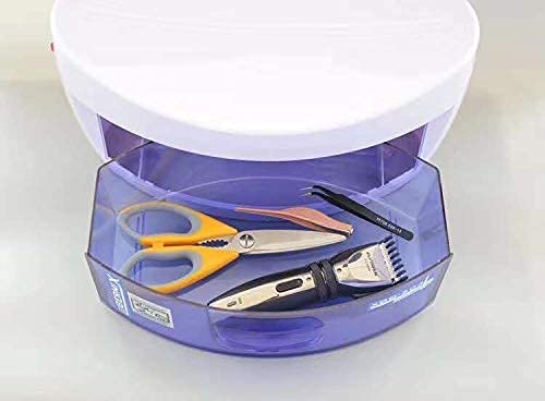 Nail Tool Sterilizer Box Multipurpose UV Light Clean Box Towel Cabinet,for Tweezer Towel Baby Bottles,Toothbrush, Nail Art Equipment Tool,Mobile Phone,Barber Tools